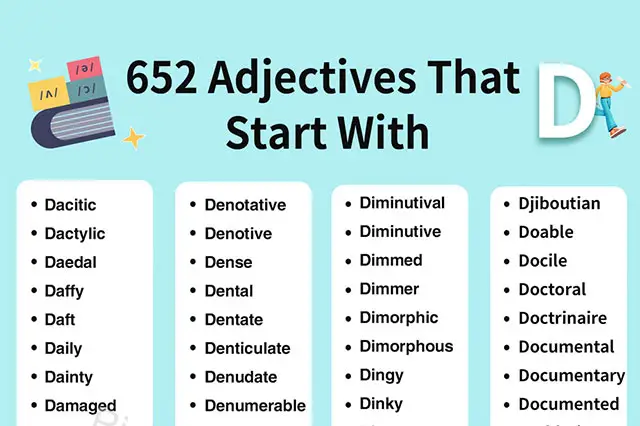 adjectives beginning with D