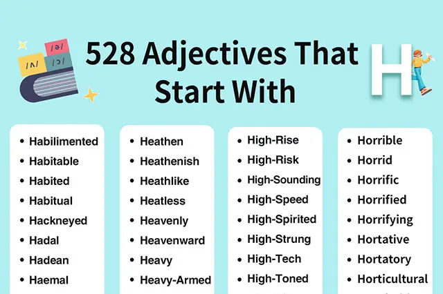 adjectives beginning with H