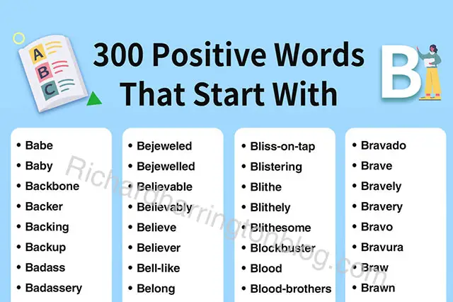 300+ Words That Start With B