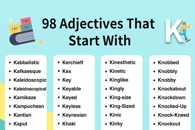 adjectives beginning with K