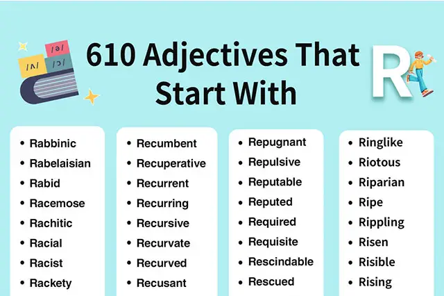 adjectives beginning with R