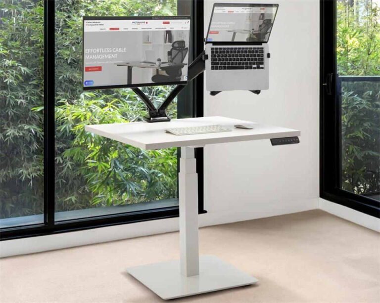 Maximize Space with Small Sit-Stand Desks for Compact Workstations